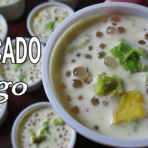 Avocado Sago | How to make Avocado with Tapioca | Avocado Sago Salad Dessert Recipe