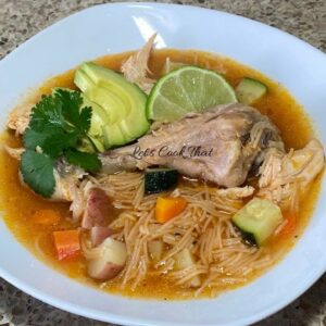 HOW TO MAKE FIDEO & CHICKEN SOUP