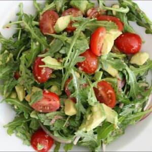 Arugula Avocado & Tomato Salad Recipe