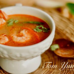 Tom Yum Soup (Thai Hot and Sour Soup with Prawns ) | Thai Recipes | Recipes Are Simple