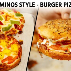 Burger Pizza – Dominos Style Recipe – CookingShooking