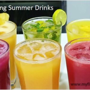 6 Refreshing Summer Drinks | 6 Easy Fruit juice Recipes | Fruit Juice | Summer Drinks by myflavours