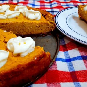 Homemade Pumpkin Cheesecake – Holiday Dessert