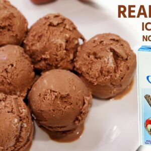 Chocolate Ice Cream Recipe – With Amul Cream – Without GMS/CMC – CookingShooking