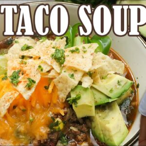 How to Cook Taco Soup | Recipe by Lounging with Lenny