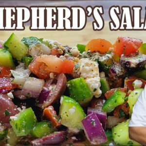 How to Make Shepherd’s Salad Recipe | Coban Salad by Lounging with Lenny