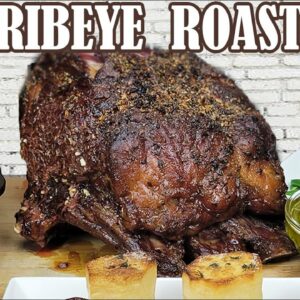 Perfect Rib Eye Roast Recipe with Homemade Sauces and Easy Side Dishes by Lounging with Lenny