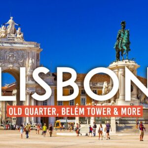 Lisbon 4K Walking Tour (Portugal) – 3h Tour with Captions & Immersive Sound [4K Ultra HD/60fps]