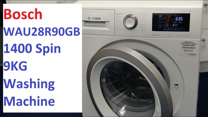 Bosch WAU28R90GB 1400 Spin 9Kg Washing Machine Demo