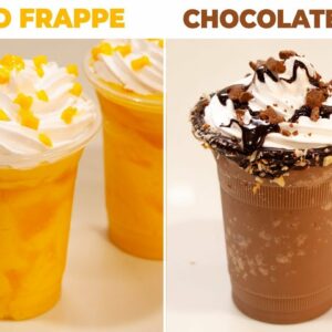 Mango & Chocolate Frappe Recipe – Cafe Style Summer Drinks – CookingShooking