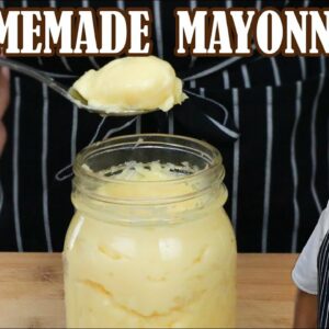 How to Make Mayonnaise by Hand | Fast and Easy Homemade Mayonnaise Recipe by Lounging with Lenny