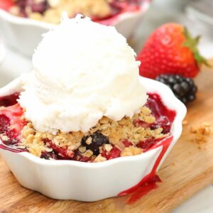 Summer Berry Crisps | Easy + Delicious Summer Baking