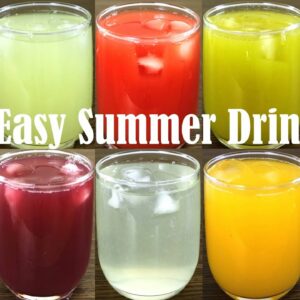 10 Easy Summer Drinks Recipe | How to make Refreshing Lemon Drinks