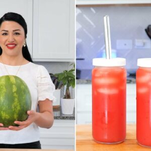 How to make The BEST Fresh Watermelon Juice Step By Step | Views on the road Agua Fresca