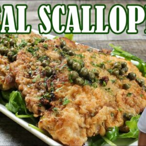 Veal Scallopini | Fast and Easy Dinner Recipe by Lounging with Lenny