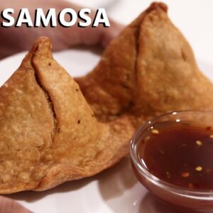 Street Style ATTA SAMOSA Recipe – Healthy Aloo Samosa CookingShooking