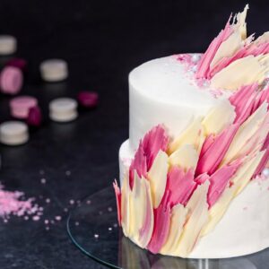 Chocolate Brushstroke Cake | Cake Decorating Series – Episode 1