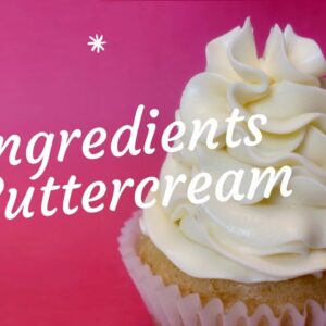 2 Ingredients Buttercream Recipe