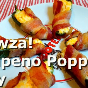 Bacon Wrapped Jalapeno Poppers – Easy