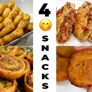 4 SNACKS Recipes for Indian Lockdown – CookingShooking