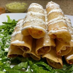 HOW TO MAKE POTATO & CHIPOTLE TAQUITOS