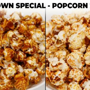 Caramel & Masala Popcorn Recipe – 2 Ways | Lockdown Special – CookingShooking