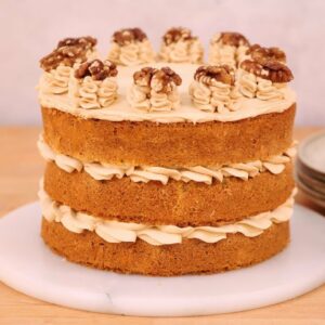 Classic Coffee & Walnut Cake Recipe | Cupcake Jemma Channel