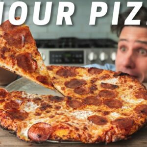 1 HOUR PIZZA?! (Perfect for Weeknights or Any Nights)