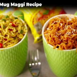 Mug Maggi Recipe – Microwave Peri Peri Maggie , Garlic Pepper Maggy in 3 Minutes – CookingShooking