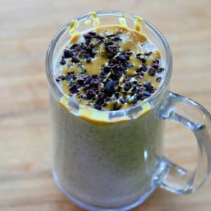 Peanut Butter Smoothie Recipe – Dairy Free ( no milk) – Vegan Recipes | Skinny Recipes
