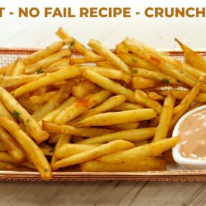 No Fail French Fries Recipe – Crunchy Sweet Potatoes Fry – CookingShooking