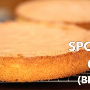 Easy European Sponge Cake Recipe  (Biskvit)  – ONLY 4 Ingredients!