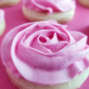 Making Rosette Cookies with Royal Icing