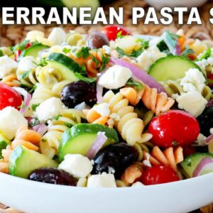 How To Make Mediterranean Pasta Salad | EASY, 20-Minute Potluck Recipe