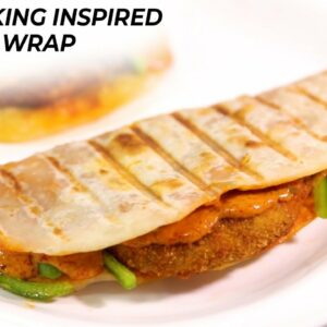 Crispy Veg Makhani Wrap – Burger King Style – CookingShooking