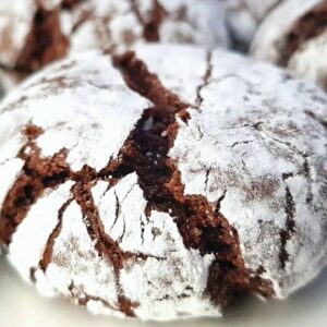 Chocolate Crinkle Cookies