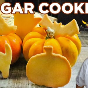 Cute Sugar Cookies for Halloween | How to Decorate Sugar Cookies Part I by Lounging with Lenny