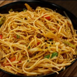 Chowmein Recipe – No Onion No Garlic Street Style – CookingShooking
