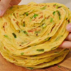 Green Onion Shredded Galette｜Incrediblly Tasty Flatbread Recipe ｜NO OVEN