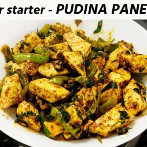 Pudina Paneer Fry – DHABA FAST STARTER RECIPE | CookingShooking