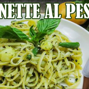 Trenette al Pesto | Pasta from Luca by Lounging with Lenny