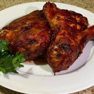 HOW TO MAKE OVEN BAKED BBQ CHICKEN