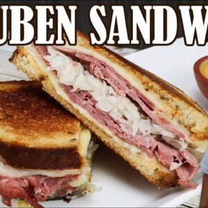 How to Make Reuben Sandwich | Corned Beef Sandwich Recipe by Lounging with Lenny