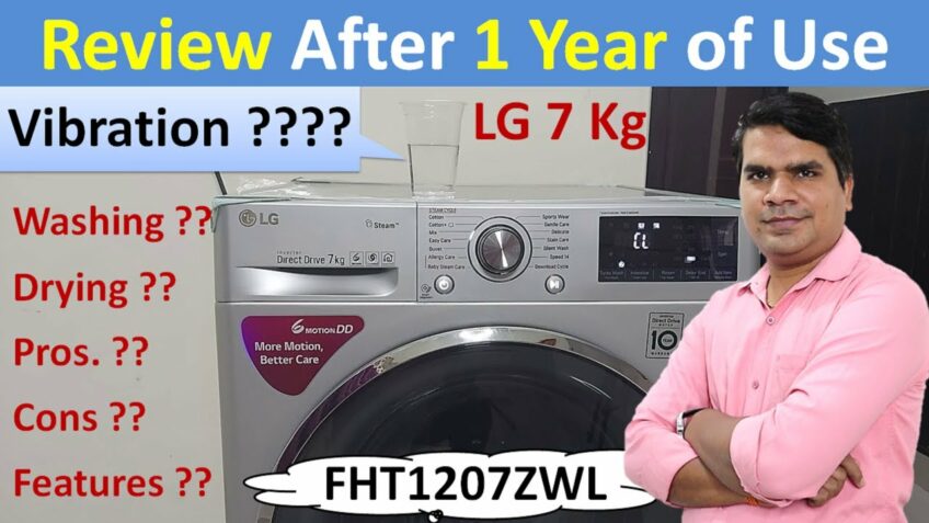LG Front load Washing Machine long term review in Hindi India [ After Using 1 Year ] 🔥