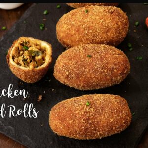 Chicken Bread Rolls | Bread Recipe | Chicken Recipes | Easy Snacks Recipes @HomeCookingShow