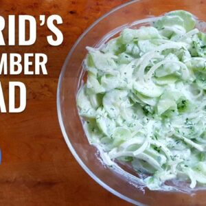 How to Make a German Cucumber Salad | Kitchen Dads Cooking