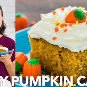 Easy Pumpkin Cake Recipe With Cream Cheese Frosting