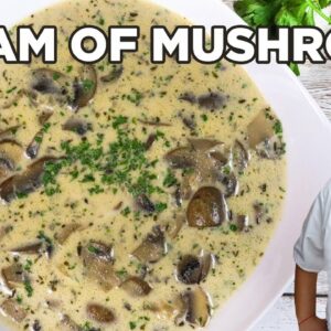 How to Make Cream of Mushroom Soup | Easy Recipe by Lounging with Lenny