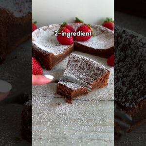 2-Ingredient Chocolate Cake #shorts
