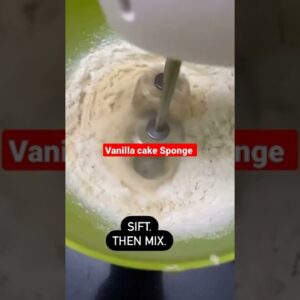Vanilla cake Sponge recipe #shorts #viral